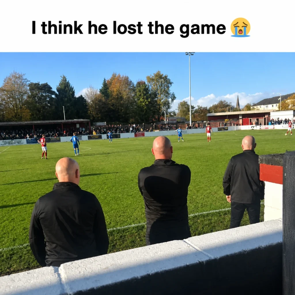 i think he lost the game