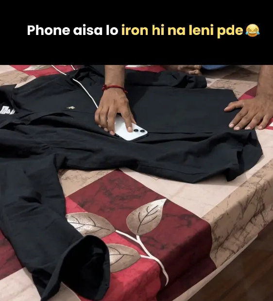 iron with mobile 